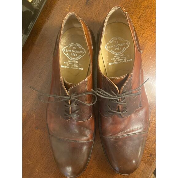 J&W Dawson 1951 Leather Brogues Oxfords Brown Handmade Sz 43 True Craftsmanship main image 2
